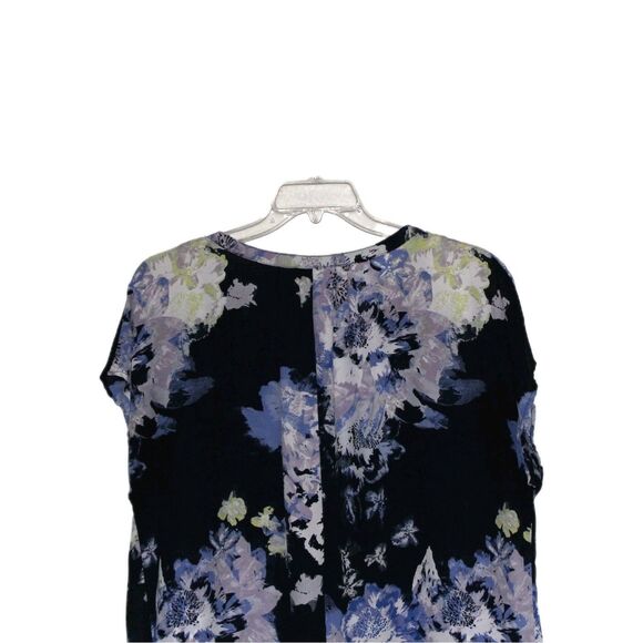 Ava & Viv Tunic Top Blouse Semi Sheer Multicolor Size 1X - Picture 5 of 7